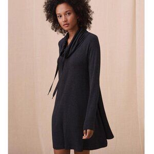 Lou & Grey SignatureSoft Cowl Neck Swing Dress - M